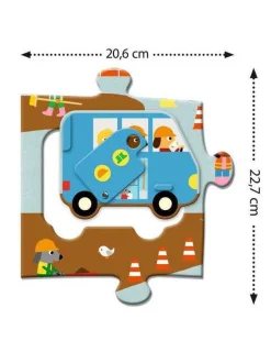 Djeco Puzzle Gigante Sitio de Construcción · Discount