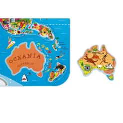 Janod Puzzle Magnético Atlas Mundial · Sale