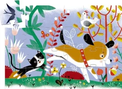 Djeco Puzzle Silueta Firmin pequeño perrito · Hot