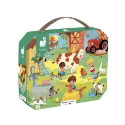 Janod Puzzle Un Día en la Granja 24 piezas ·