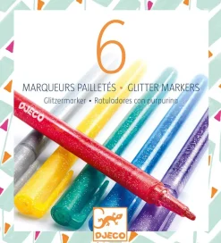 Djeco Rotuladores Purpurina Primarios (6 ud) · Online