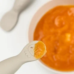 Done by Deer Set 2 cucharas aprendizaje silicona Tiny farm Sand · Clearance