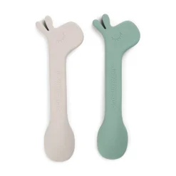 Done by Deer Set 2 cucharas silicona Lalee green · Best