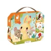 Janod Set 4 Puzzles - La granja · Hot