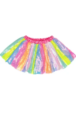 Great Pretenders Stripy Sequins Falda · 4-6 años