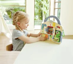 Hape Tablero de juego Bloquea y aprende · Discount