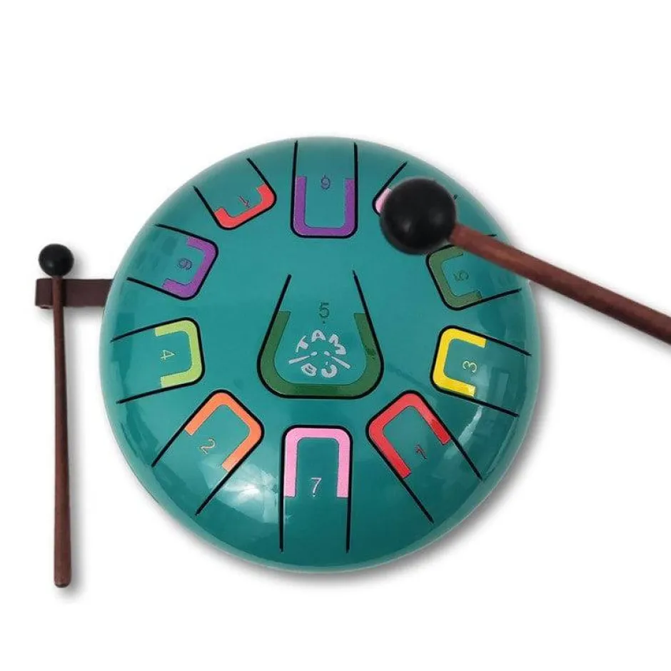 Juega Conmigo Tambú 8" 11 notas - Color Turquesa