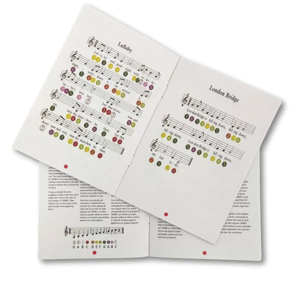 Juega Conmigo Tambú 8" 11 notas - Color Turquesa