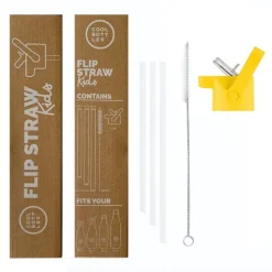 Cool Bottles Tapón kids con pajita Yellow para Botella Acero Discount