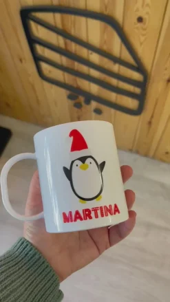 Bizcocho de Yogur Taza Infantil Navidad · Ballena y Pingüino Clearance