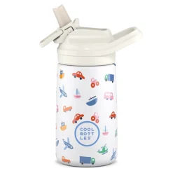 Cool Bottles The Kiddie Bottle - Little Wheels 350ml · Clearance