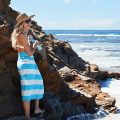 Dock u0026 Bay Toalla Cabana Azul Pastel · XL