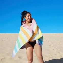 Dock u0026 Bay Toalla Summer Rainbow Pastel · L Best