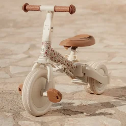 Little Dutch Triciclo con barra Blanco Flores · Sale