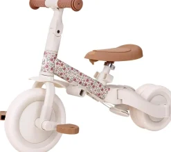 Little Dutch Triciclo con barra Blanco Flores · Sale