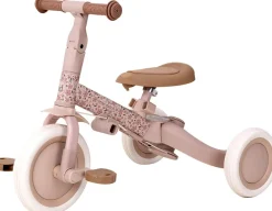 Little Dutch Triciclo con barra Rosa Flores · Hot