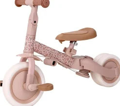 Little Dutch Triciclo con barra Rosa Flores · Hot
