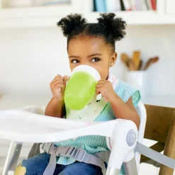 Munchkin Vaso Antiderrame con Asa y Tapa - Miracle 360º Verde · Online