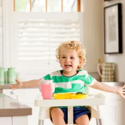 Munchkin Vaso Antiderrame con Asa y Tapa - Miracle 360º Rosa Pastel · Clearance