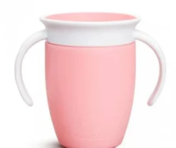 Munchkin Vaso Antiderrame con Asa Miracle 360º Rosa pastel · Best