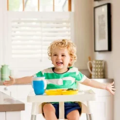 Munchkin Vaso Antiderrame con Asa Miracle 360º Azul pastel ·