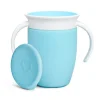 Munchkin Vaso Antiderrame con Asa y Tapa - Miracle 360º Azul · Online