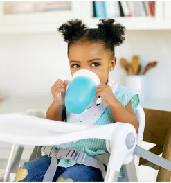 Munchkin Vaso Antiderrame con Asa y Tapa - Miracle 360º Azul · Online