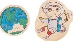 Hape Vida en Marte Cuentos Imanes de madera · Clearance