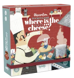 Londji Where is the Cheese Pocket Game · New
