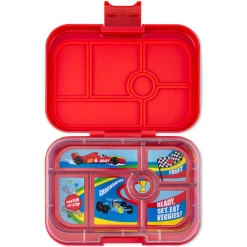 Yumbox Original 6 compartimentos Road Red Race Cars Clearance