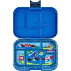 Yumbox Original 6 compartimentos Surf Blue Racers Cars Best