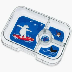 Yumbox Panino 4 compartimentos Surf Blue Oso Polar Clearance