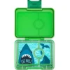 Yumbox Snack 3 compartimentos Green Shark Hot