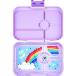 Yumbox Tapas 4 compartimentos Purple + Rainbow