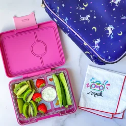 Yumbox Tapas 4 compartimentos Malibú Fucsia + Rainbow Outlet